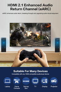 Tốc Độ Cao Cho 2.0V 4K Cáp 60Hz Cho 3D <span class=keywords><strong>TV</strong></span> Màn Hình Máy Tính PS Trò Chơi Giao Diện Điều Khiển DVD Máy Nghe Nhạc Xe Âm Thanh Bện Che Chắn PVC Áo Khoác - Product Image 6