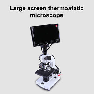 Microscope à température constante chauffant BMV avec écran <span class=keywords><strong>HD</strong></span> de 7 pouces pour observer le microscope d'équipements médicaux de spermatozoïdes - Product Image 4