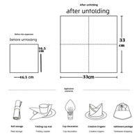 Serviettes en papier biodégradables écologiques sur le thème du Ramadan pour les restaurants et les fêtes de célébration des fêtes