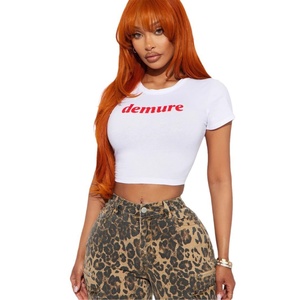 2025 <span class=keywords><strong>nouvelle</strong></span> <span class=keywords><strong>Collection</strong></span> d'automne européen américain femmes mince Sexy T-Shirt exposé nombril court mode tricoté <span class=keywords><strong>haut</strong></span> décontracté - Product Image 5