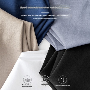 <span class=keywords><strong>Camiseta</strong></span> de Verano Ligera y Elegante para Hombre, de Algodón Pima, Manga Corta, Cuello Blanco, Corte Ajustado, Versátil, para Jóvenes, 180 - Product Image 3