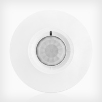 Détecteur de mouvement PIR Wi-Fi intelligent Tuya à montage au plafond, portée de détection de 10 m, stroboscope