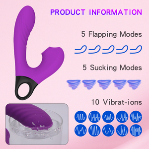 Gスポットバイブレーターセックスおもちゃ女性用パワフル3 in 1クリット吸盤クリトリス吸引真空刺激装置ディルド女性オナニーセクシー - Product Image 2