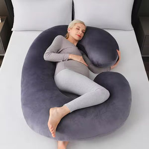 Oreiller de grossesse en forme de G avec housse amovible, <span class=keywords><strong>coussin</strong></span> de maternité <span class=keywords><strong>pour</strong></span> un soutien complet du corps, idéal <span class=keywords><strong>pour</strong></span> dormir sur <span class=keywords><strong>le</strong></span> côté - Product Image 1
