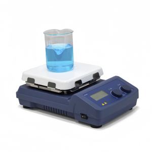 Agitateur Homogénéisateur de Laboratoire avec Plaque Chauffante Magnétique, Émulsifiant de Laboratoire, <span class=keywords><strong>Mini</strong></span> Machine Magnétique Électrique, Agitateur de Béton à Cisaillement Élevé - Product Image 1