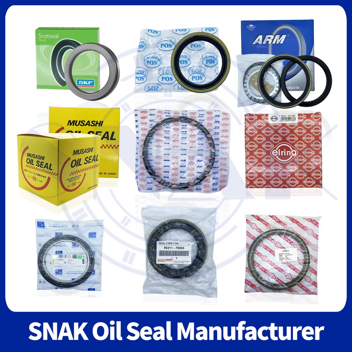 SNAK Factory Lh for Toyota 90311-T0015 Oil Seal - High Quality