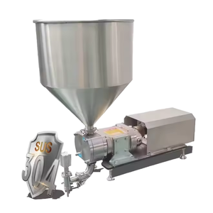 เครื่องบรรจุของเหลวและเนื้อครีมแบบกึ่งอัตโนมัติระบบนิวเมติกแนวนอนสำหรับขวดพลาสติกบรรจุอาหาร 220V ความแม่นยำสูง ประหยัดพลังงาน - Product Image 1