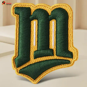 Patch Ricamate Personalizzate con Logo di Marchi Famosi, <span class=keywords><strong>Lettere</strong></span> 3D in Rilievo, Applicazioni Termoadesive per Vestiti e Cappelli - Product Image 6