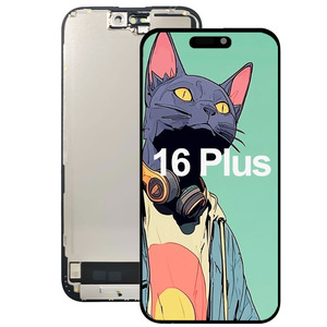Anfyco ชุดประกอบจอ LCD สำหรับโทรศัพท์มือถือ, อะไหล่หน้า<span class=keywords><strong>จอ</strong></span>สัมผัสสำหรับ Apple <span class=keywords><strong>iPhone</strong></span> 16 <span class=keywords><strong>PLUS</strong></span> - Product Image 1