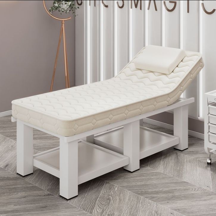 wood legs and white latex