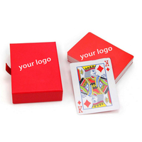 Fournisseur en gros impression de logo conception cadeaux promotionnels personnalisés boîte paquet de cartes porte-cartes à jouer personnalisées