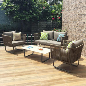 Ensemble de meubles d'extérieur en aluminium, meubles de <span class=keywords><strong>jardin</strong></span>, canapés de <span class=keywords><strong>jardin</strong></span> - Product Image 1