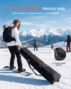 Fundas para Tablas de Snowboard y Esquí de Montaña, Impresión Personalizada de Color y Logotipo, Fabricación de Alta Calidad, Bolsa para Tabla de Snowboard - Product Image 3