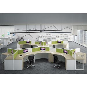 새로운 디자인 x 모양 사무실 책상 워크 스테이션 모듈 식 입방 <span class=keywords><strong>8</strong></span> 인용 10 인용 오픈 오피스 워크 스테이션 스크린 - Product Image 1