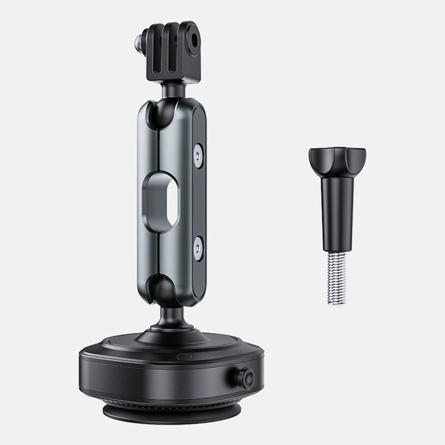 Flexible Car-Mounted Electric 360-Degree Action Camera Photography Bracket Suction Cup Magnet for for Smart Tracking