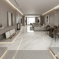 Prix compétitif, vente en gros directe d'usine, marbre naturel chinois Carrara Guangxi, grand carrelage de sol en marbre blanc naturel
