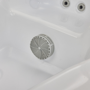 Piscine Spa Extérieure Carrée en Acrylique au Design Moderne, Capacité 6 Personnes, Jets de Bain à Remous, Thermostat, Idéale pour Villa et Hôtel - Product Image 6