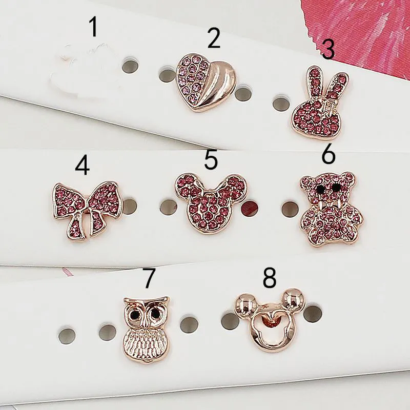 Customized pattern decorative studs for apple watch bands accessories fashion charms Ornament for iwatch series silicone bands