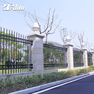 Panel <span class=keywords><strong>de</strong></span> aluminio <span class=keywords><strong>de</strong></span> seguridad para exteriores, cercado <span class=keywords><strong>de</strong></span> <span class=keywords><strong>hierro</strong></span> forjado usado, latón y acero para jardín - Product Image 4