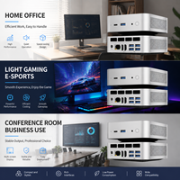 Mini PC de Escritorio Portátil AMD FP7 R5 con Múltiples Puertos USB, Doble HDMI, USB4 Tipo-C, Plug and Play, para Hogar, Oficina y Entretenimiento