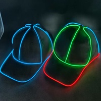Gorra de Béisbol LED Luminosa en Oferta, Gorra Brillante para Fiestas, Halloween, Navidad, Año Nuevo, Acción de Gracias, Diwali, Graduación