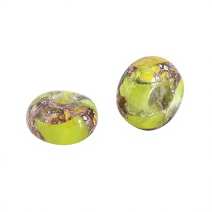 Cuentas Sueltas de Turquesa Púrpura Natural de Alta Calidad, Certificadas por Terceros, de la Marca Ravab Gems, con Orificio Grande de 5 mm - Product Image 1