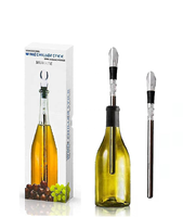 OUYADA Bâton de refroidisseur de vin en acier inoxydable de couleur personnalisée directe d'usine Bâton de refroidisseur de bouteille pour la fête