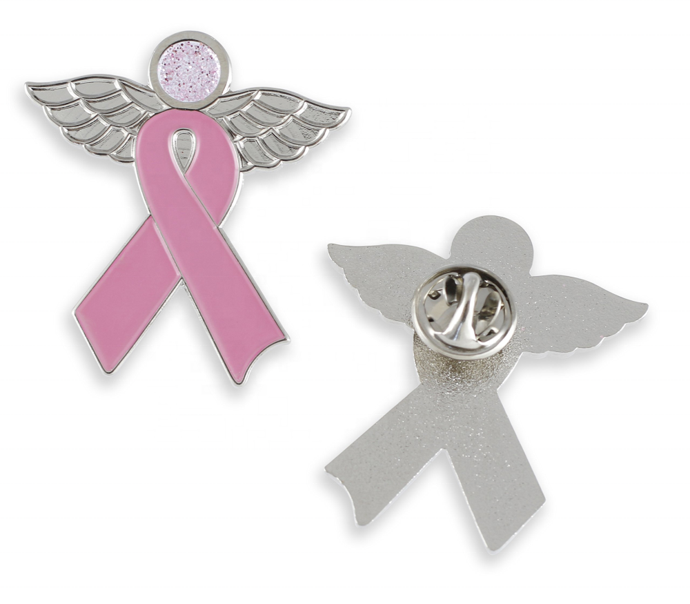 Moule existant Dur Émail Doux Rose Ruban de Sensibilisation Insigne Broche Prostate Poumon Cancer Broches