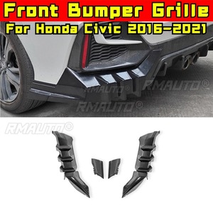 สำหรับ Honda Civic 2016-2021 Hatchback สไตล์ Mugen ชุดแต่งกันชนหลัง ลิปสปอยเลอร์ ดิฟฟิวเซอร์ สปอยเลอร์มุมกันชน ชิ้นส่วนตกแต่ง - Product Image 2