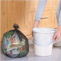 Sacs poubelles en PEHD durables à soufflets latéraux, vente en gros directe usine, avec thermoscellage et option logo personnalisé pour les déchets ménagers