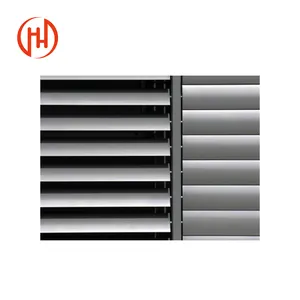 Vertical Louver Window Automatic Aluminum Profile Frame OEM ODM Customized New Design Aluminium Outdoor Window Louvers