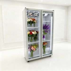 Fiori freschi conservazione fiori commerciali refrigeratore Display frigorifero con raffreddamento ad aria senza gelo e ripiani regolabili - Product Image 2