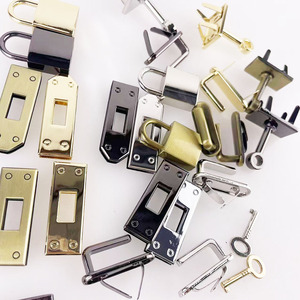 Cerradura de bolso de combinación de Metal elegante y versátil para juego de decoración Accesorios de Hardware para candado Monedero Twist Lock - Product Image 5