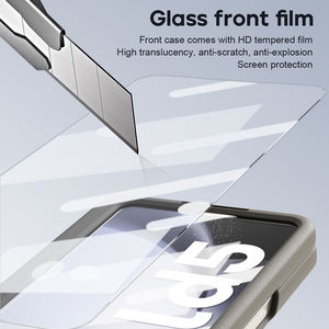 Funda de teléfono con ranura para bolígrafo de cuero para Samsung Galaxy Z Fold 5 4, funda plegable <span class=keywords><strong>gratis</strong></span> con soporte y película frontal de vidrio templado - Product Image 5