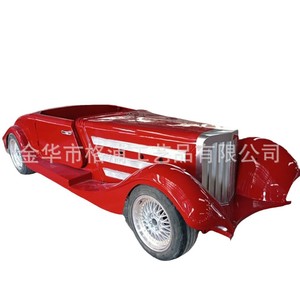 โมเดลรถโบราณตกแต่งโลหะสำหรับจัดแสดงในสวนสาธารณะ - Product Image 3