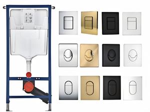 <span class=keywords><strong>Cisterna</strong></span> Empotrada de Estilo Moderno DOGOLI TS008QD para <span class=keywords><strong>Inodoro</strong></span> Suspendido, Doble Descarga, Tanque de Plástico para Baño, Diseño Oculto - Product Image 5