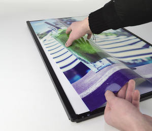 Panel LED Decorativo Colgante de Aluminio para Señalización, Caja de Luz Retroiluminada, Menú de Mesa Iluminado Acrílico para Tiendas - Product Image 4