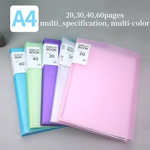 Custom Stationery <strong>A4</strong> Resource Book 20 Package Transparent <strong>Document</strong> Book Examination Papers Folder School Supply Stationery Set - Product Image 2
