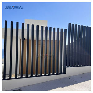 Panneaux de clôture en métal <span class=keywords><strong>noir</strong></span> pour applications de protection personnalisées en usine, 6 pieds, clôture de balcon de jardin extérieur pour la maison et le jardin - Product Image 1