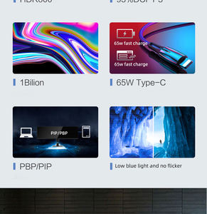 Ultrawide 43,8 pulgadas 4K 120Hz 3840*2160 HDR 600 SRGB125 Curved Gaming PC Monitor de computadora 32:9 Pantalla táctil VGA Gamers Officer - Product Image 6