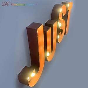 IP68 extérieur acrylique signe géant lettres d'amour illuminé mariage chapiteau lumières grande <span class=keywords><strong>lettre</strong></span> 'Marry Me' ampoule voiture publicité - Product Image 5