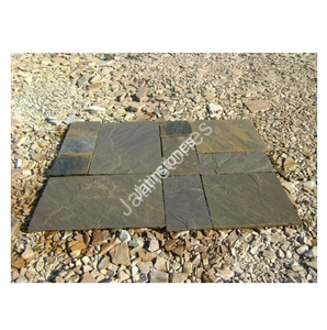 Dalles de pierre naturelle Sagar Black Sandstone pour revêtement mural, sol, cour, terrasse, allée, pierre de surface extérieure de qualité supérieure - Product Image 4