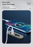 Chargeur USB de meuble de petite taille A et type C prise de courant de meuble rectangle chargeur usb-c de bureau intégré