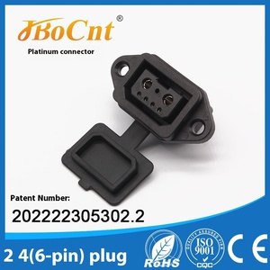 6-Core AC sạc Ổ cắm Bìa 16A/30A Đồng địa chỉ liên lạc 2 + 4 xe điện xe scooter pin lithium sạc cổng điện 4P pins - Product Image 4