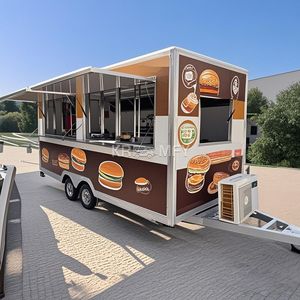 Fournitures pour camion de cuisine remorquable, chariot personnalisé pour snacks, pizzas, hot-dogs, crêpes, camion de cuisine mobile, remorque - Product Image 5