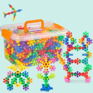 Bloques de Construcción 3D de Flor de Ciruelo, Rompecabezas de Copos de Nieve DIY, Juguete Educativo, Set de Construcción de Plástico Ecológico - Product Image 5