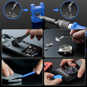 Juego de Herramientas de Reparación de Teléfonos Móviles y Portátiles 142 en 1, Bolsa de Lona, Juego de Puntas de <span class=keywords><strong>Destornillador</strong></span>, Kit de Desmontaje Multiusos - Product Image 4
