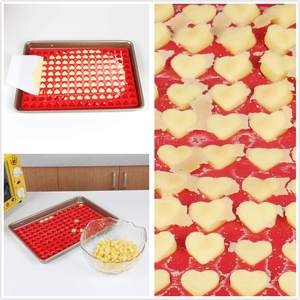 Moule en Silicone réutilisable pour chiens, moule en Silicone pour friandises, moules pour pattes de chien en glace, moules personnalisés en chine, outils pour gâteaux, rouge, rose, violet - Product Image 3