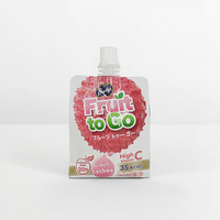 Sac d'emballage en plastique réutilisable, liquide personnalisé, impression personnalisée, pochette de jus en forme de fruit, sac d'emballage de boisson, dypack avec bec