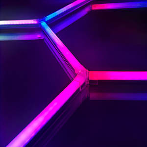 Lampe hexagonale de couleur LED RVB portable pour alimentation cc de <span class=keywords><strong>garage</strong></span> de baie de service <span class=keywords><strong>automobile</strong></span> - Product Image 5